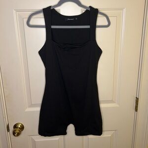 Black Sleeveless Romper